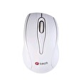Klávesnice C-TECH WLKMC-01, bezdrátový combo set s myší, bílý, USB, CZ/SK