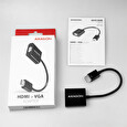 AXAGON RVH-VGN, HDMI -> VGA redukce / adaptér, FullHD, 1920*1200