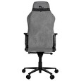 Arozzi herní židle VERNAZZA Soft Fabric Ash/ povrch Elastron/ popelavá
