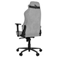 Arozzi herní židle VERNAZZA Soft Fabric Light Grey/ povrch Elastron/ světle šedá