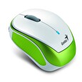 Genius Micro Traveler 9000R V3/ 1200 dpi/ bezdrátová/ dobíjecí/ bílozelená