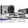 DIGITUS Čtečka karet USB 3.0 s připojovacím kabelem USB 1m Podpora karet MS / SD / SDHC / MiniSD / M2 / CF / MD / SDXC