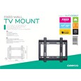 Platinet OMEGA držák na zeď pevný pro TV, VESA 100x100, 100x200, 200x200, 25 kg