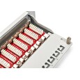 DIGITUS CAT 6A Patch Panel, stíněný, 12-portové pole se štítkem, 1U, 10 "montáž do stojanu, šedá RAL 7035