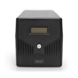 DIGITUS UPS Line-Ineractive LCD 2000VA/1200W 2x12V/9Ah AVR 4xSCH. USB RS232 RJ45