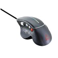 Canyon herní myš APSTAR, 6 programovatelných tlačítek, senzor Sunplus, až 6400 DPI, opletený kabel,RGB podsvícení, šedá