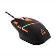 Canyon herní myš SULACO, 7 programovatelných tlačítek, senzor Pixart, až 4200 DPI, opletený kabel, RGB podsvícení, černá