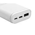 Canyon powerbanka PB-103, 10000mAh Li-poly, Input 5V/2A, Output 5V/2.1A, Smart IC, USB kabel 0.25m, bílá