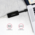 AXAGON ADE-XR, USB 2.0 - Fast Ethernet síťová karta, auto instal, černá