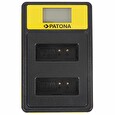 PATONA nabíječka Foto Dual Canon LP-E12 s LCD,USB
