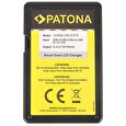PATONA nabíječka Foto Dual Canon LP-E12 s LCD,USB