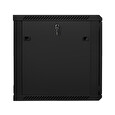 Nástěnný rack 19' 12U 600X600mm černý flat pack