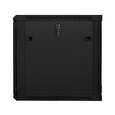 Nástěnný rack 19' 12U 600X600mm černý flat pack