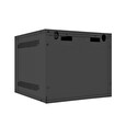 Nástěnný rack 10'' 4U 280x310mm černý flat pack