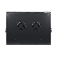 Nástěnný rack 19'' 12U 600X450mm černý flat pack