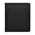 Nástěnný rack 19' 15U 600X600mm černý flat pack