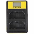 PATONA nabíječka Foto Dual Nikon EN-EL15 s LCD,USB