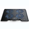 Hama uRage chladicí stojan pro notebook Freezer/ do 17,3"/ 4 ventilátory/ USB/ LED podsvícení/ černý