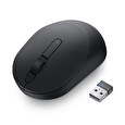 Dell MS3320W - Myš - optický - 3 tlačítka - bezdrátový - 2.4 GHz, Bluetooth 5.0 - černá - s 3 years Advanced Exchange Service - pro Dell 3240; Inspiron 55XX; Latitude 7410; OptiPlex 3080; Vostro 3888, 5301; XPS 13 9310