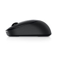 Dell MS3320W - Myš - optický - 3 tlačítka - bezdrátový - 2.4 GHz, Bluetooth 5.0 - černá - s 3 years Advanced Exchange Service - pro Dell 3240; Inspiron 55XX; Latitude 7410; OptiPlex 3080; Vostro 3888, 5301; XPS 13 9310