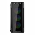 SilentiumPC skříň MidT Armis AR7X EVO TG ARGB / 2x USB 3.0 / 4x 120 mm fan / tvrzené sklo / A-RGB podsvícení / černá