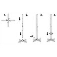 Stojan Compass na pneumatiky, max. 225mm