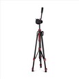 Stativ tripod Hama STAR BR, 160 - 3D, barva černá/ červená