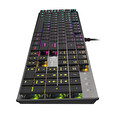 Genesis herní mechanická klávesnice THOR 420/RGB/Content Slim Blue/Drátová USB/US layout/Šedá