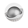 Kensington Orbit with Scroll Ring - Kulový ovládač - pravák a levák - optický - 2 tlačítka - kabelové - USB - bílá, stříbrná