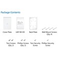 Ubiquiti UniFi HD In-Wall - Wi-Fi 5 AP, 2.4/5GHz, až 2033 Mbps, 5x GbE, vnitřní, PoE 802.3at (bez PoE injektoru)
