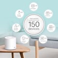 WiFi router TP-LINK Deco X60(3-pack) AX5400, WiFi 6, 2x GLAN, / 574Mbps 2,4GHz/ 2402Mbps 5GHz