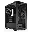 be quiet! skříň PURE BASE 500DX / MidT / bez zdroje / USB 3.0 / 3x140mm fans ARGB/ průhledná bočnice / černá