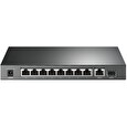 TP-LINK TL-SG1210P 8xGb POE+ 63W,1xGb RJ45 nonPOE,1xSFP,desktop switch,kov.tělo