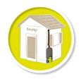 Příslušenství Smoby okap s nádrží na vodu k domku Neo Jura Lodge