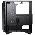 MSI skříň MPG GUNGNIR 110R/ bez zdroje/ levé temperované sklo/ 4x 120 mm ARGB fan/ 1x USB-C/ 2x USB 3.0/ černá