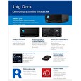 LaCie HDD Externí 1big Dock 3.5" 4TB - USB 3.0/Thunderbolt 3/SD card slot, Černá