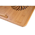 Chladící podložka C-TECH Bamboo, 15,6", 2x 140mm