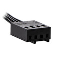 EVOLVEO Ptero 12CR, PWM, 4pin, LED červený, 12V ventilátor 120mm