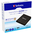 Verbatim externí mechanika DVD-RW Rewriter USB-C, černá