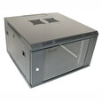 XtendLan 6U/600x600, na zeď, jednodílný, skleněné dveře