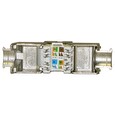XtendLan Keystone jack RJ45, zaklapávací, CAT6A, STP, instalace bez nástrojů