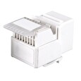 XtendLan Keystone jack RJ45, CAT5e, UTP, zaklapávací, bílý, instalace bez nástrojů