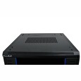 XtendLan 42U/600x800 stojanový, černý, skleněné dveře, plná záda, složený