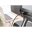 DIGITUS USB-C - HDMI kabelový adaptér, 1,8 m 4K/30 Hz, černý, kovový kryt