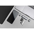 DIGITUS dvojitá čtečka karet OTG (USB-C + USB 3.0) 1x SD, 1x MicroSD, 1x USB 3.0, šedá
