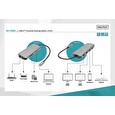 DIGITUS 8portová dokovací stanice USB-C, 2xUSB3.0, 1xRJ45, 2xHDMI, 1xPD, 1xMicro SD, 1xSD, šedá