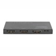 DIGITUS Ultra tenký HDMI Rozbočovač, 1x2, 4K / 60Hz HDR, HDCP 2.2, 18 Gbps, Micro USB napájeno