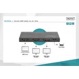 DIGITUS Ultra tenký HDMI Rozbočovač, 1x2, 4K / 60Hz HDR, HDCP 2.2, 18 Gbps, Micro USB napájeno