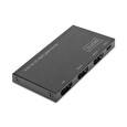 DIGITUS Ultra tenký HDMI Rozbočovač, 1x2, 4K / 60Hz HDR, HDCP 2.2, 18 Gbps, Micro USB napájeno
