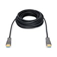 DIGITUS Připojovací kabel HDMI AOC s hybridním vláknem, typ A M/M, 30 m, UHD 4K@60 Hz, CE, zlatá, bl